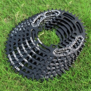 Bike Narrow Wide Chain Ring 104 BCD Crankset Single Chainring Bike Round Chain Rings 40T / 44T / 46T