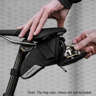 Bike Saddle Bag Cycling Strap-on Saddle Bag MTB Road Bike Seat Pack Water Repellent Bike Storage Bag