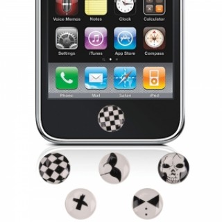 Black & White Series Home Button Sticker for iPhone/iPad/iTouch
