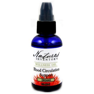 Blood Circulation Support Wellness Oil, 2 oz, Nature's Inventory