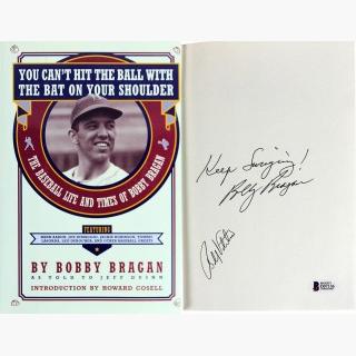 Bobby Bragan & Bobby Valentine Signed Hard Cover Book BAS #D07136 - Beckett Authentication
