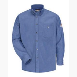 Bulwark SEG2L Excel Denim Work Shirt - Long Sizes - Light Blue Denim - M