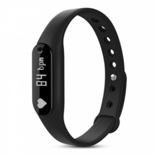 C6 Heart Rate Monitor Smartband Waterproof Fitness Bracelet for Android IOS Black