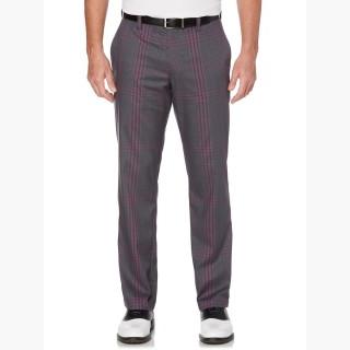Callaway Men's Opti-Stretch Compact Plaid Pant with Active Waistband