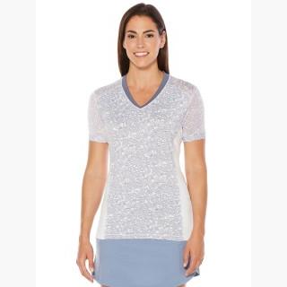 Callaway Women's Opti-Vent Muted Floral V-Neck