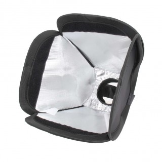 Camera Flash Diffuser Mini Portable 9inch/23cm Softbox Diffuser For Flash/Speedlite/Speedlight 23x23