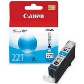 Canon CLI-221C (2947B001) Cyan Ink Cartridge Genuine Canon