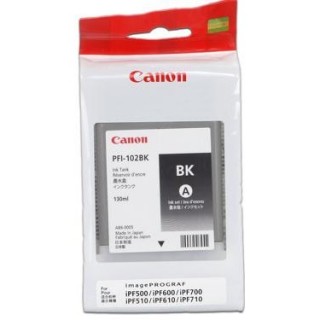 Canon PFI-102BK (0895B001AA) Black Ink Cartridge Genuine Canon