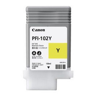 Canon PFI-102Y (0898B001AA) Yellow Ink Cartridge Genuine Canon