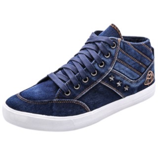 Casual High Top Lace-up Flat Canvas Sneakers Shoes