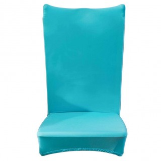 Chair Cover Solid Thin Elastic Banquet Seat Sleeve Chair Wrap Hotel Gift(D)