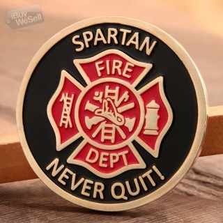 Cheap Coins | Spartan Firefighter Challenge Coins