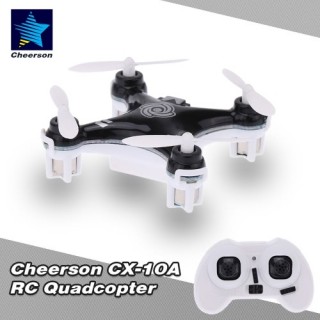 Cheerson CX-10A 2.4GHz 4CH RC Quadcopter NANO Drone UFO with Headless Mode