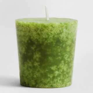 China Pear Votive Candles Set of 12: Green - Wax by World Market