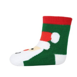 Christmas Santa Claus Snowman Print Children's Cotton Socks