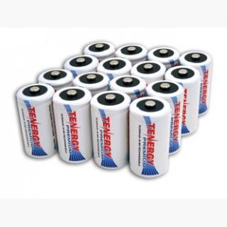 Combo: 16pcs Tenergy Premium D 10000mAh NiMH Rechargeable Batteries