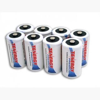 Combo: 8pcs Tenergy Premium D 10000mAh NiMH Rechargeable Batteries