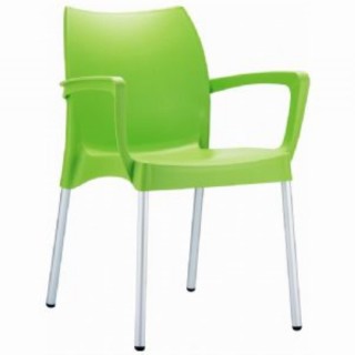 Compamia ISP047-APP Dolce Set of 4 Resin Outdoor Armchairs Apple Green
