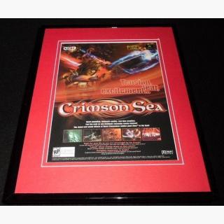 Crimson Sea 2002 XBox Framed 11x14 ORIGINAL Advertisement