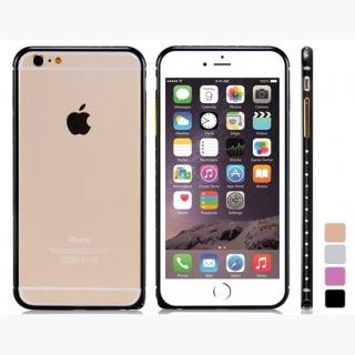 Crystal Decorated Metal Bumper for 5.5 & quot;  iPhone 6 Plus/iPhone 6S Plus (Black)