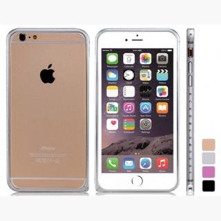 Crystal Decorated Metal Bumper for 5.5 & quot;  iPhone 6 Plus/iPhone 6S Plus (Silver)