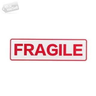 Custom Stickers Fast | Rectangle Fragile Custom Stickers | GS-JJ.com ™