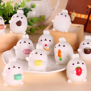 Cute Mochi Squishy Rabbit Squeeze Healing Fun Kids Kawaii Toy Stress Reliever