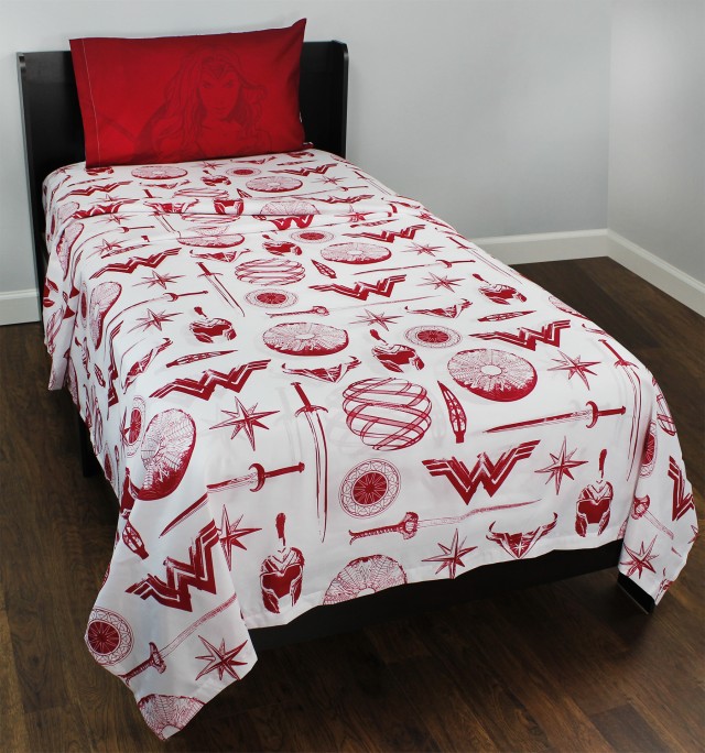 Dc Comics Wonder Woman Twin Sheet Set, Wonder Woman Twin Bedding Set