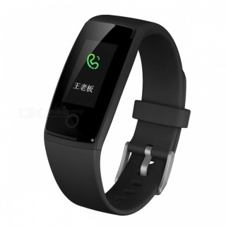 DMDG Smart Bracelet Fitness Tracker IP68 Waterproof Heart Rate Sleep Monitoring for Android IOS - Bl
