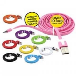 Deluxe Buy 245-10FT-ANDROID Charger & Synchronization Cable For Android Micro Usb Cable - Pack Of 72