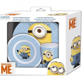 Despicable Me - The Minions 3-Piece Dinnerware Set