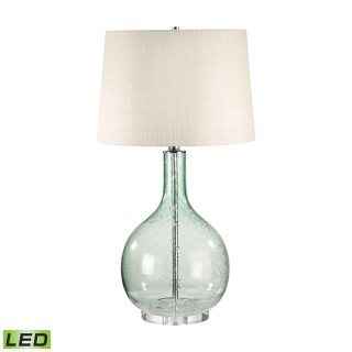 Dimond Lighting Glass LED Table Lamp in Green