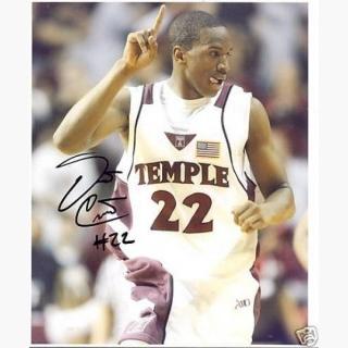Dionte Christmas Temple Owls Signed 8x10 Photo