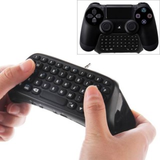 Dobe TP4-008 Bluetooth 3.0 Keyboard for PlayStation 4 PS4 Controller(Black)