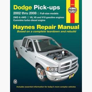 Dodge Full-size Pick-ups Haynes Repair Manual 2002-2008