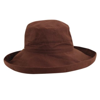 Dorfman-Pacific Cotton Upturn Sun Big Brim Women's Hat