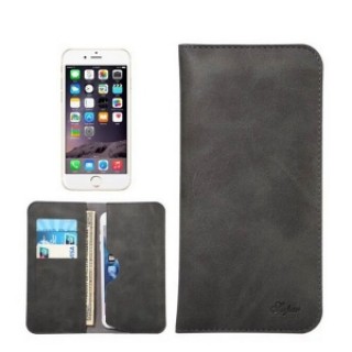 Dual Pockets Business Leather Clutch Bag Style Card Holder Phone Case for iPhone7 or Cellphones Belo