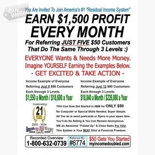 EARN $1,500 PROFIT EVERY MONTH