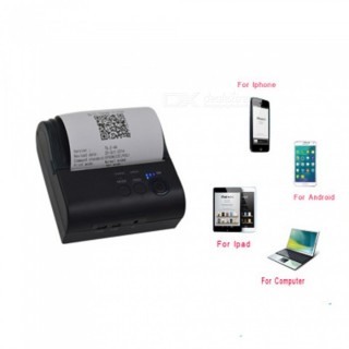 ESAMACT Portable USB 80mm Bluetooth Wireless Thermal Printer, POS Receipt Barcode Printer for iOS An