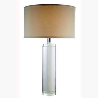 Elegant Lighting Regina Collection Table Lamp D 17 inch H 29 inch Lt 1 Chrome Finish -