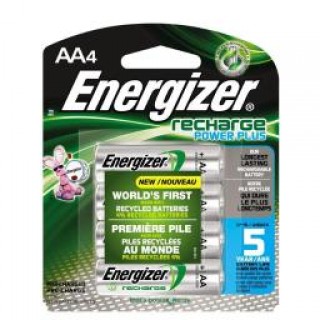 Energizer Batteries- Consumables NH15BP4 Recharge Power Plus Aa 2300 Mah Rechargeable Batteries, Pre