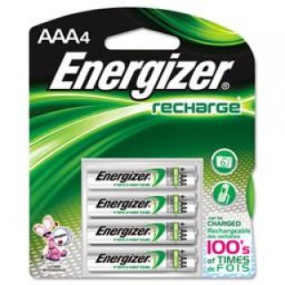 Energizer EVE-NH12BP4 eÂ² NiMH Rechargeable Batteries- AAA- 4 Batteries-Pack