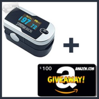 Enter for Free to Win a $100 Amazon Gift Card! & Santamedical Pulse Oximeter