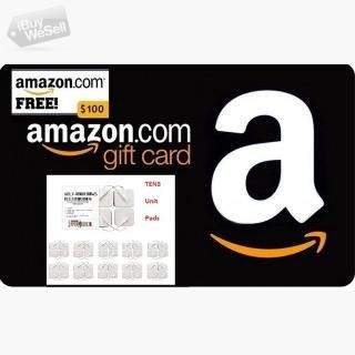 Enter for Free to Win a $100 Amazon Gift Card! and Electrode pads