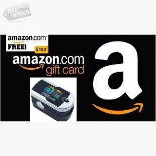 Enter for Free to Win a $100 Amazon Gift Card! and SantaMedical Pulse Oximeter