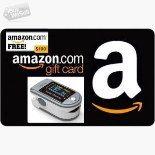 Enter for Free to Win a $100 Amazon Gift Card! and Santamedical Pulse Oximeter