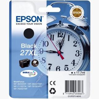 Epson Alarm Clock 27 XL Black Ink Cartridge
