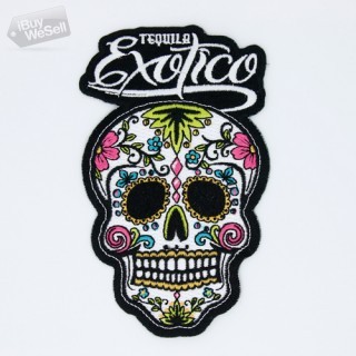 Exotico Skull Embroidered Patches