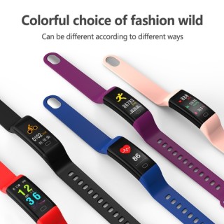 F07 IP68 Waterproof Color Screen Fitness Band Smart Bracelets Heart-rate BT Sport Wristband Calls No