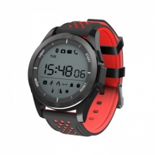 F3 IP68 Waterproof Sleep Monitor Pedometer Sport Fitness Bluetooth Smart Watch for IOS Android - Bla